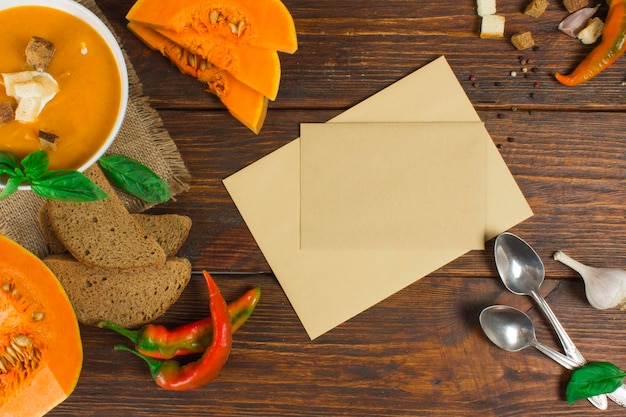 Sobre con receta impresa